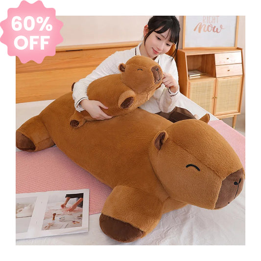 Giant Capybara Plush - Jolly Dreams (60% Off)