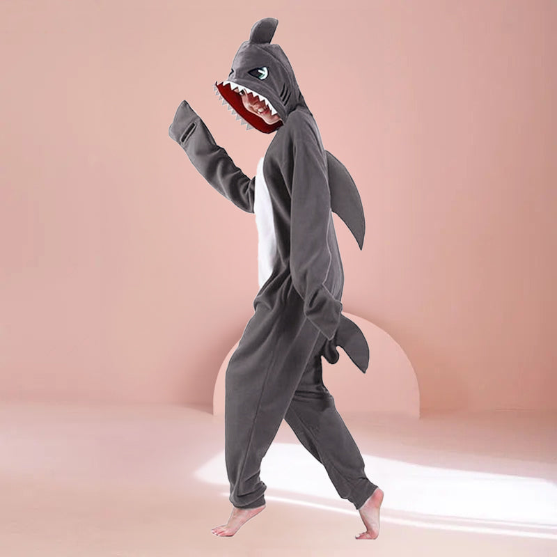 Grey Shark Onesie Kigurumi