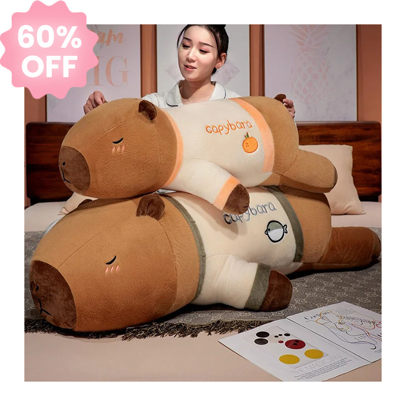 Giant Capybara Plush - Pajama Party (60% Off)